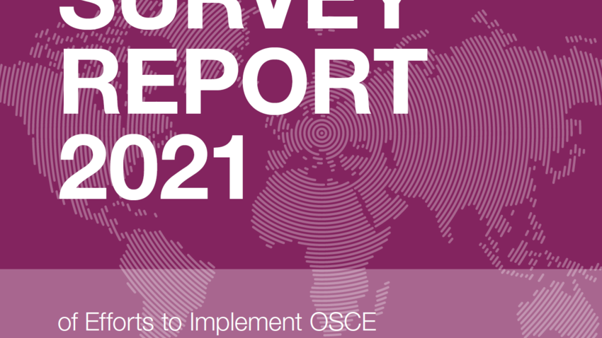 In Brief: Survey Report 2021 of Efforts to Implement OSCE Commitments ...