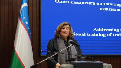 Uzbekistan further bolsters fight against human trafficking through OSCE official visit and training course