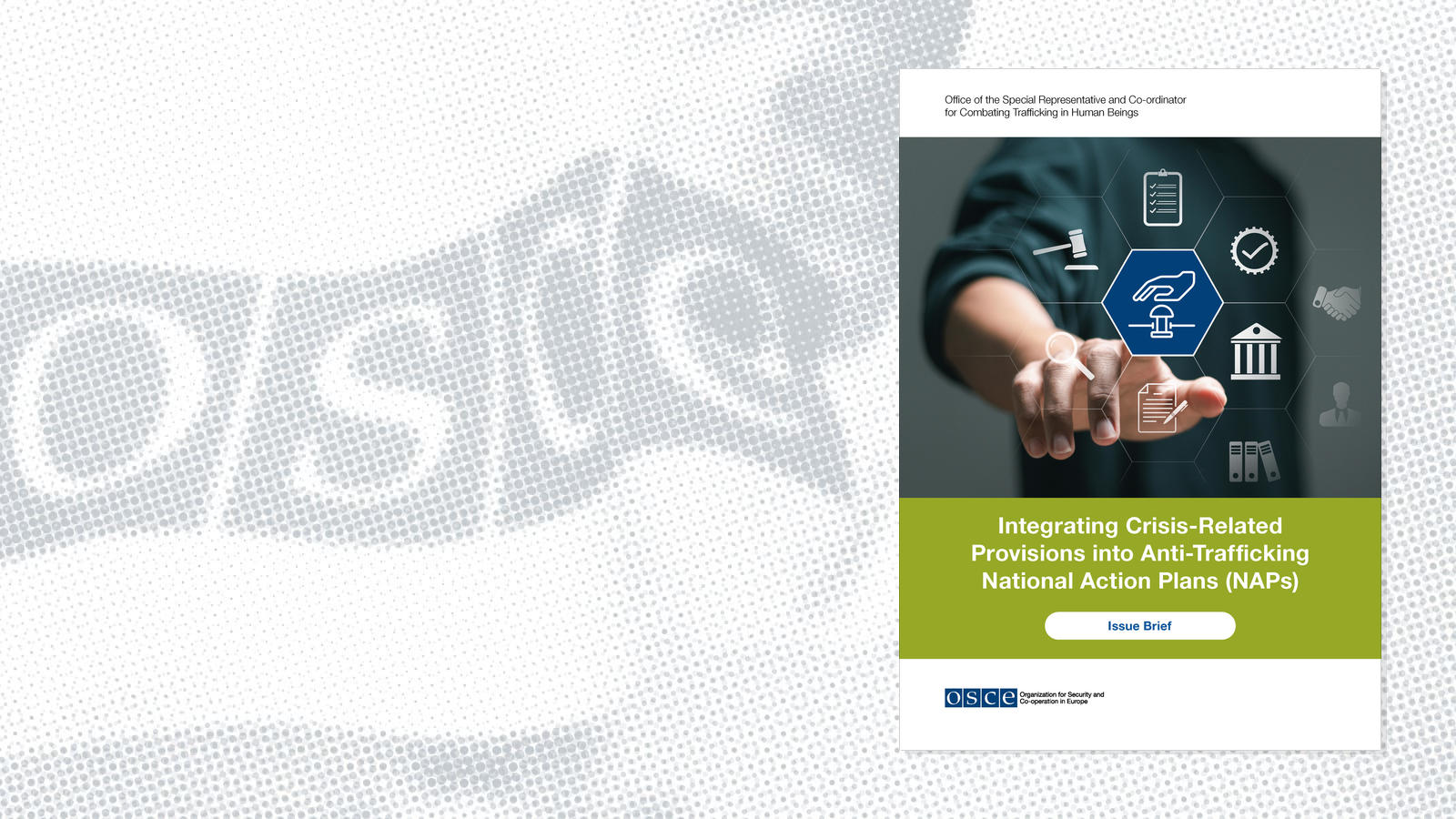 Integrating crisis-related provisions into anti-trafficking National Action Plans (NAPs) - Issue Brief