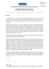 Report by the OSCE Special Representative and Co-ordinator for Combating Trafficking in Human Beings following the country visit to Georgia 17-19 June 2019 Report by the OSCE Special Representative and Co-ordinator for Combating Trafficking in Human Beings following the country visit to Georgia 17-19 June 2019