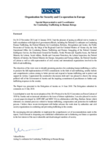 Report by the OSCE Acting Co-ordinator for Combating Trafficking in Human Beings following the official visit to Austria Report by the OSCE Acting Co-ordinator for Combating Trafficking in Human Beings following the official visit to Austria