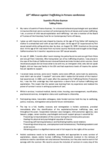 Speech by Suamhirs Piraino-Guzman, Member of ODIHR International  Survivors of Trafficking Advisory Council (ISTAC) and UN Voluntary  Fund for Victims of Contemporary Forms of Slavery and Trafficking  (United States)