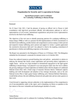 Report by the OSCE Special Representative and Co-ordinator for Combating Trafficking in Human Beings, Valiant Richey, following the country visit to France - 28 June-2 July 2021 Report by the OSCE Special Representative and Co-ordinator for Combating Trafficking in Human Beings, Valiant Richey, following the country visit to France - 28 June-2 July 2021