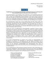 Empfehlungen zur Verstärkung der Bemühungen um Risikoerkennung und minderung beim Menschenhandel infolge der humanitären Krise in der Ukraine 