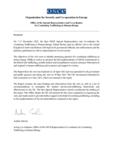 Report by the former OSCE Special Representative and Co-ordinator for Combating Trafficking in Human Beings, Valiant Richey, following the country visit to the United Kingdom, 7-11 November 2022
