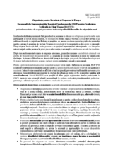 Recomandările Reprezentantului Special și Coordonatorului OSCE pentru Combaterea Traficului de Ființe Umane (RS/CTFU) privind necesitatea de a spori prevenirea traficului pe fondul fluxurilor de migrație în masă