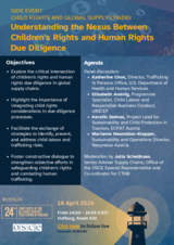 Side Event: Child Rights and Global Supply Chains - Understanding the Nexus Between Children's Rights and Human Rights Due Diligence