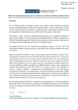 Report by the OSCE Special Representative and Co-ordinator for Combating Trafficking in Human Beings, Dr. Kari Johnstone, following the country visit to Spain, 11 – 14 February 2025 Report by the OSCE Special Representative and Co-ordinator for Combating Trafficking in Human Beings, Dr. Kari Johnstone, following the country visit to Spain, 11 – 14 February 2025